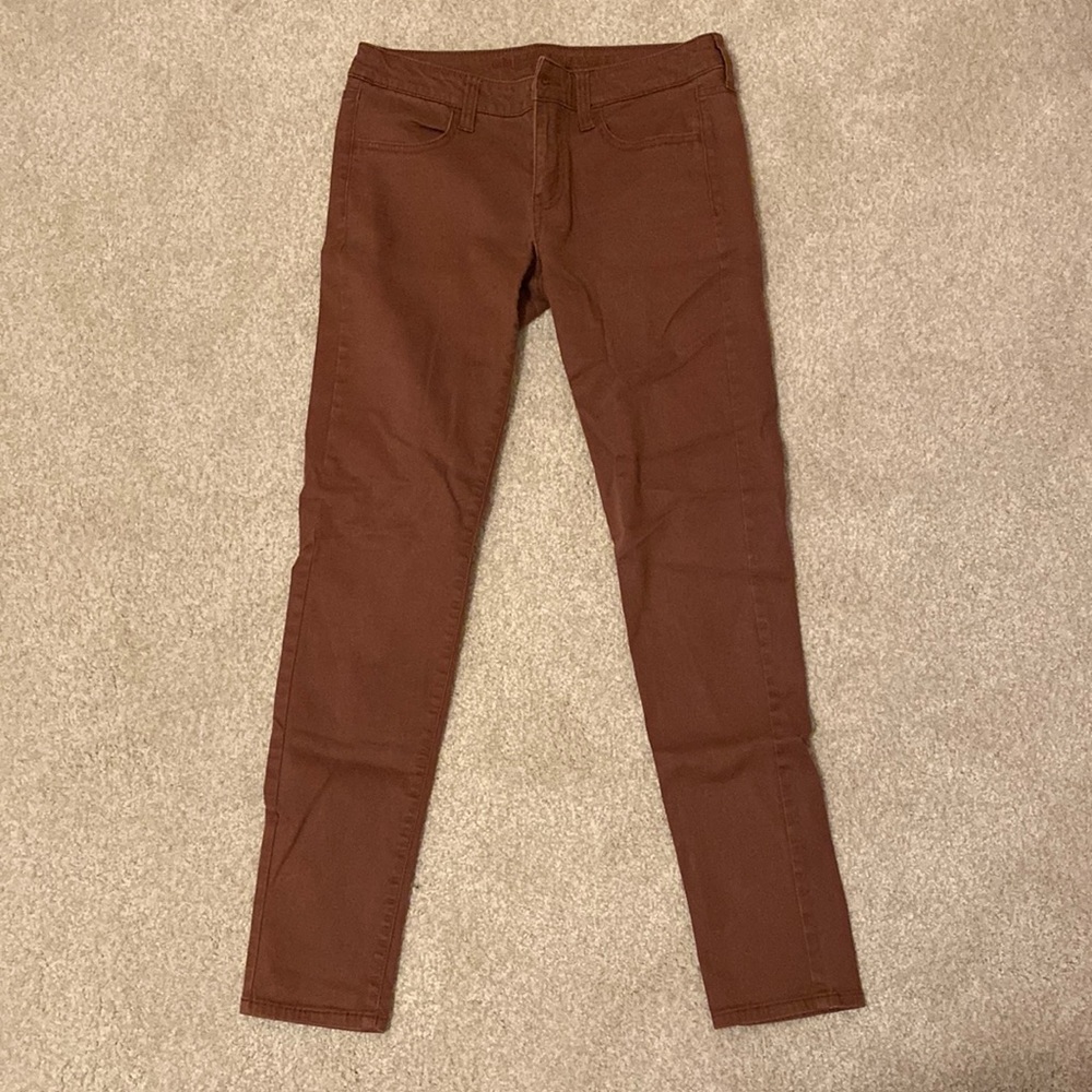 American Eagle - brown jeggings